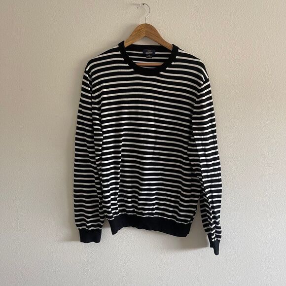 346 Brooks‎ Brothers Supima Cotton Striped Classic Fit Sweater Size XL - Picture 1 of 11